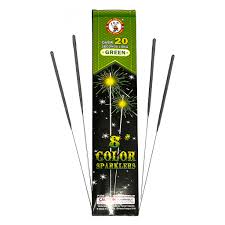 SPARKLERS COLOR  wire 10" inch